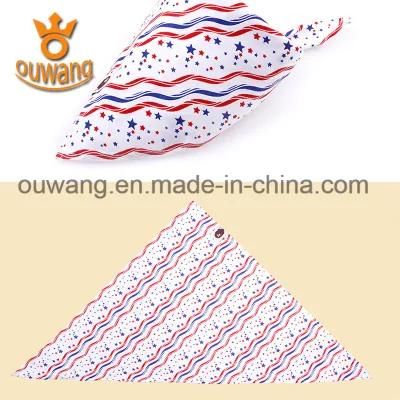 Fashion Wholesale Custom Print Logo Dog Bandana