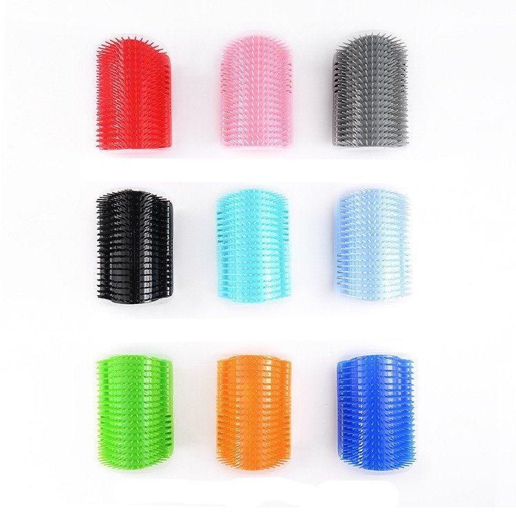 Low Price Soft Semi-Cylindrical Cat Wall Corner Scratcher Comb Grooming Comb