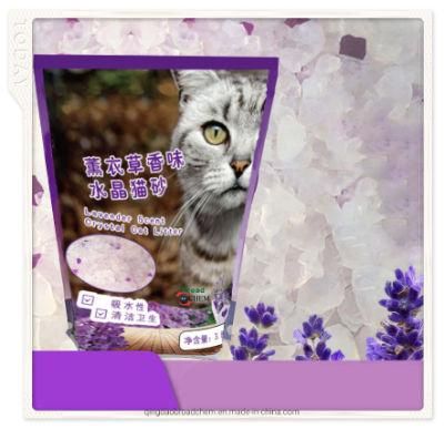 1.8kg High Absorbent Pet Litter Low Dust Kitty Sand Crystal Silica Gel Cat Litter