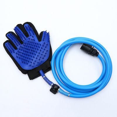 Pet Adjustable Bathing Massage Silicone Gloves
