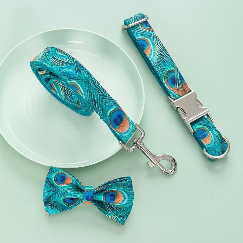 Wholesalen Pet Accessories Sublimation Waterproof Dog Collar with Bowtie