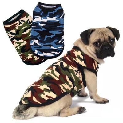 Camouflage Dog T Shirt Cool Training Pet Shirt Dog Clothes