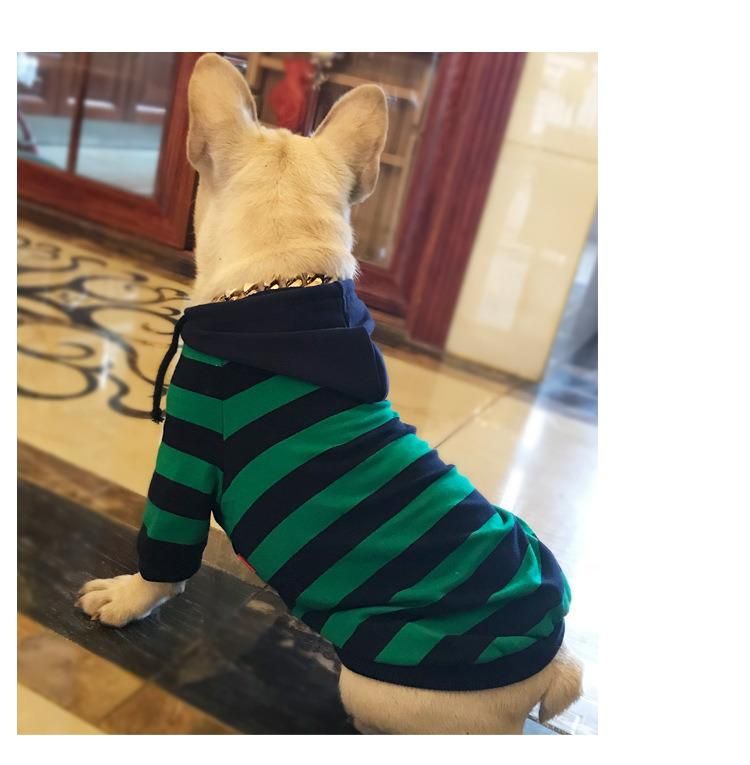 Wholesale Fashion Sprint Simply Warm Sleeveless Bulldog Cotton Dog Vest Hoodies