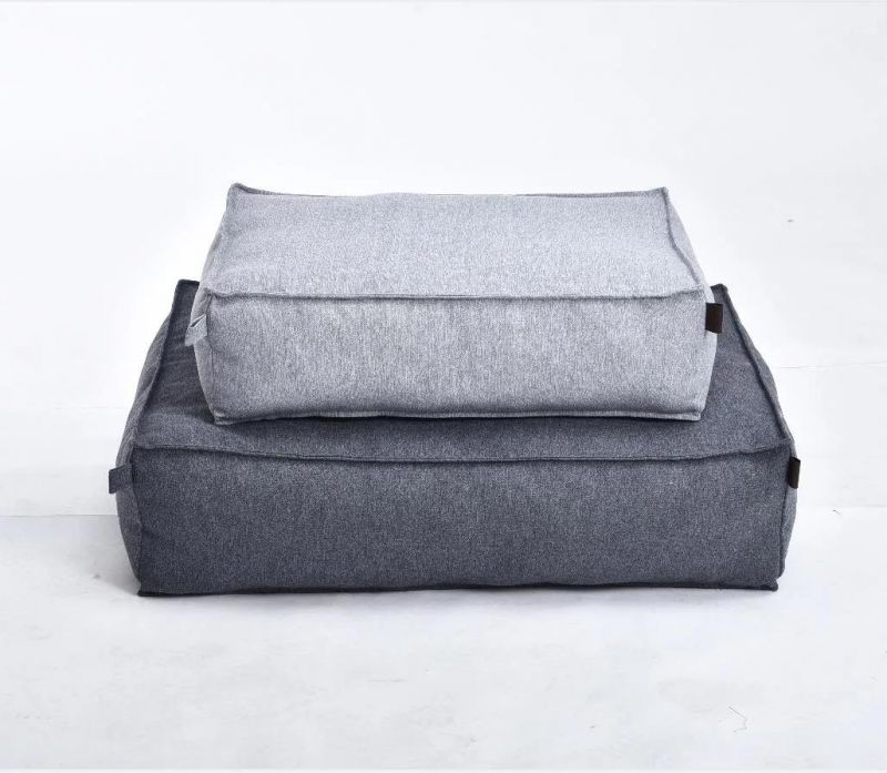 Comfort Sofa Fabric Square Pillow Cushion Dog Pet Bed