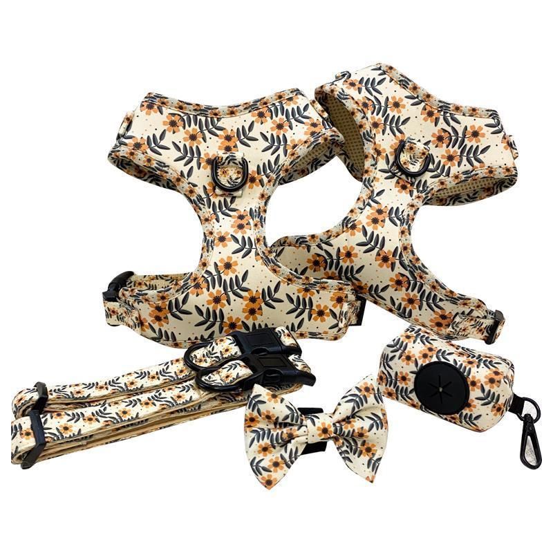 2022 Factory Hot Sale Super Popular Custom Classic Adjustable Pet Dog Harness Set