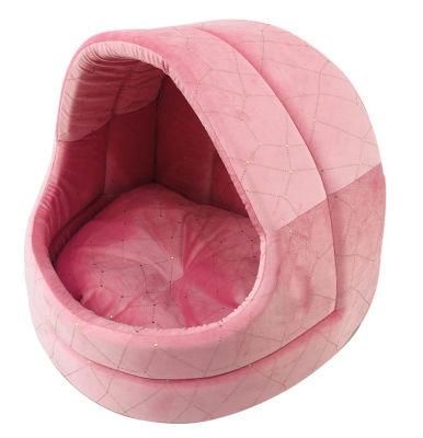 Quiet Time Hooded Cat Pet Bed