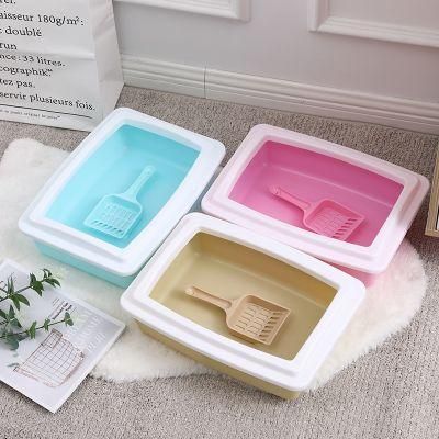 China Factory Professional Made Best Sale PP Plastic Removable Cat Litter Box Pet Toilet