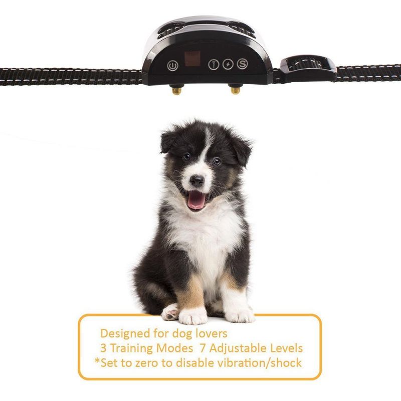 Waterproof Electronic Rechargeable Static Shock Vibrating Remote Control Pet Dog Training Collar Pet Accessories