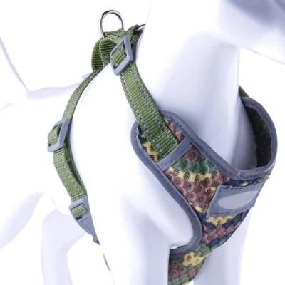 Adjustable Reflective Pet Clothes Breathable Mesh Walking Dog Vest Harness