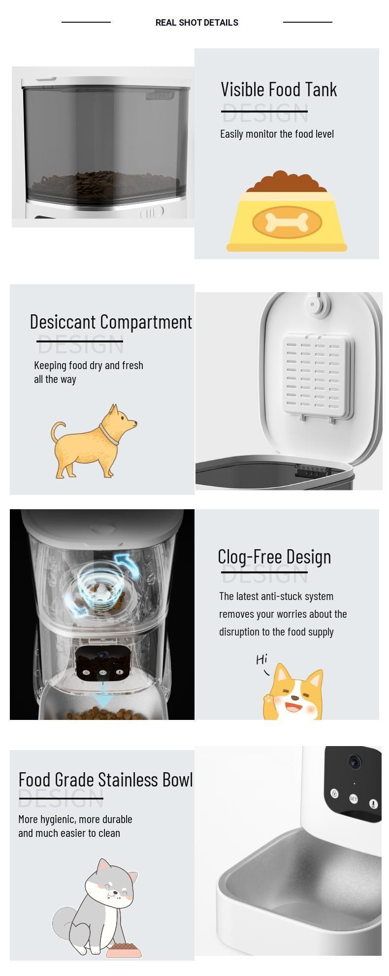 Automatic Pet Feeder with Programmable Timer Food Dispenser