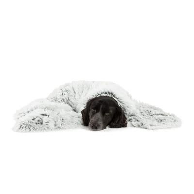 Shag Vegan Fur Donut Cuddler Pet Blanket