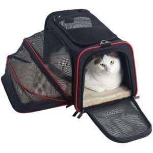 Travel/Home Expandable Travel Pet Carrier Airline Approved for Dog Cat
