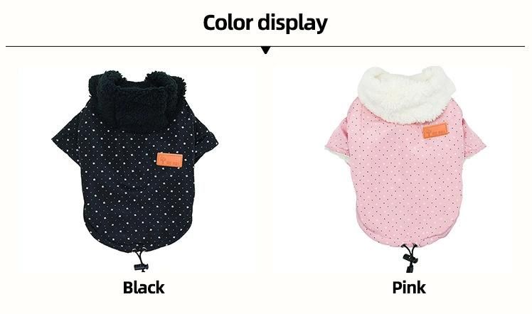 2022 Hot Sell Fashion Pet Clothes and Accessories Dog Jacket Clothes Hoodie Warm Coat Thickened Clothes