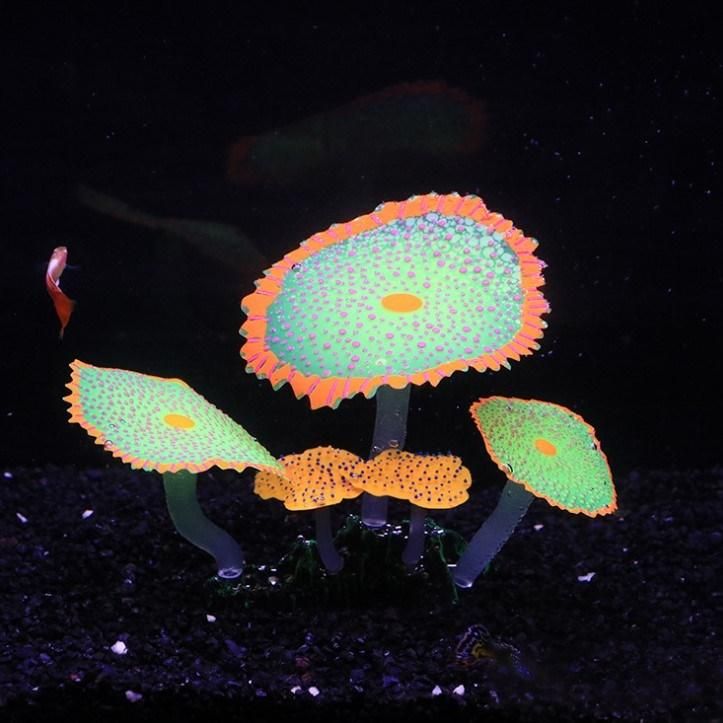 Pretty Artificial Coral Soft Silicone Coral Aquarium Fish Tank Decoration