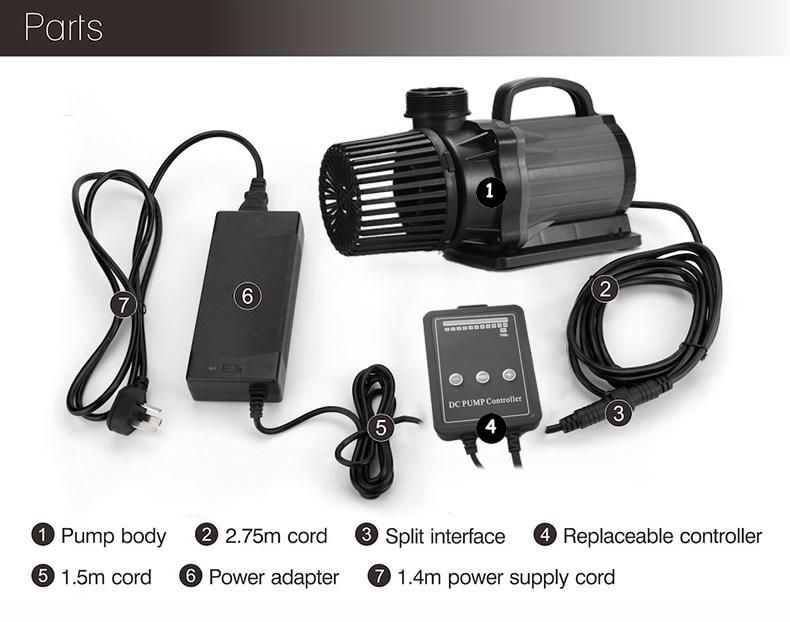 DC48V 5280gph 20000lph Aquarium Water Pump for Ponds