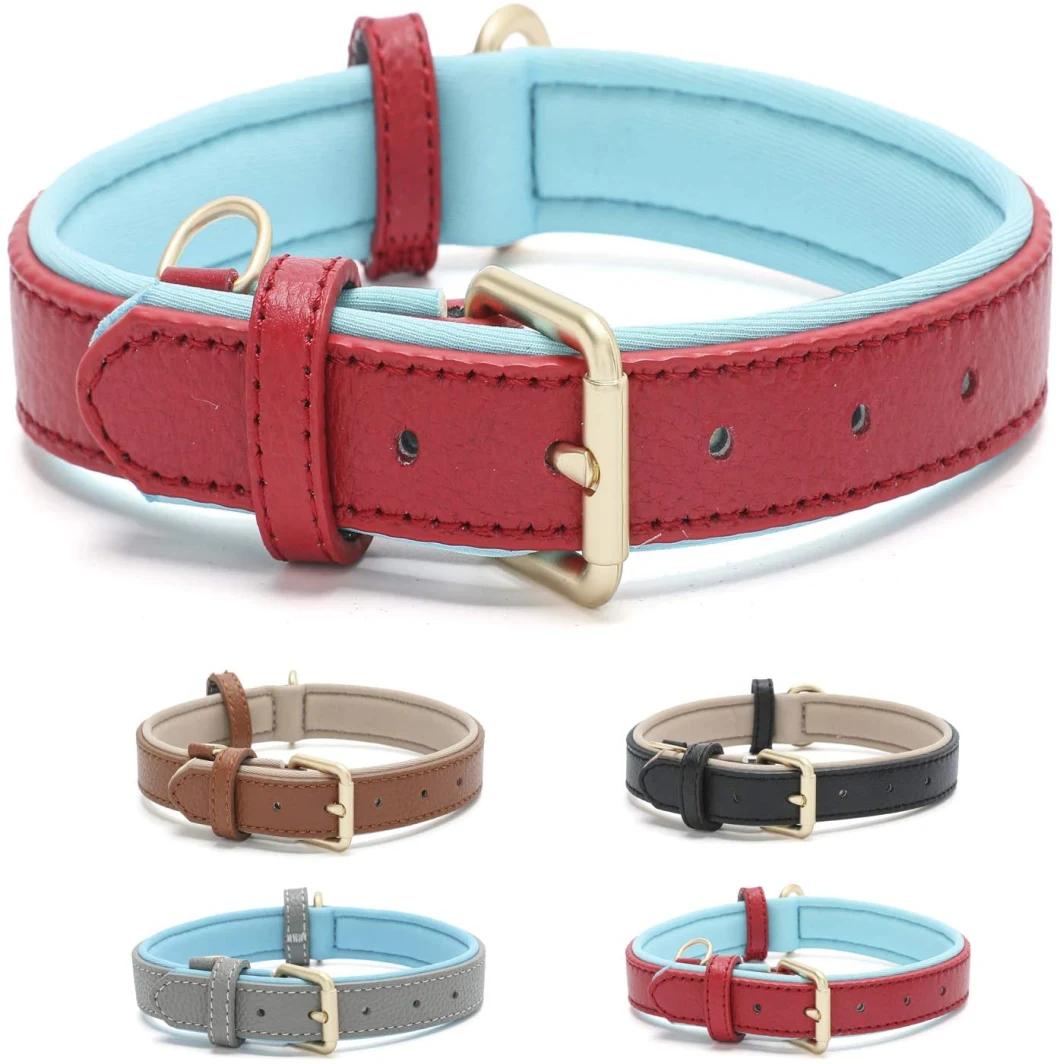High Quality Genuine Leather Flexible and Ultra Soft Dog Collar