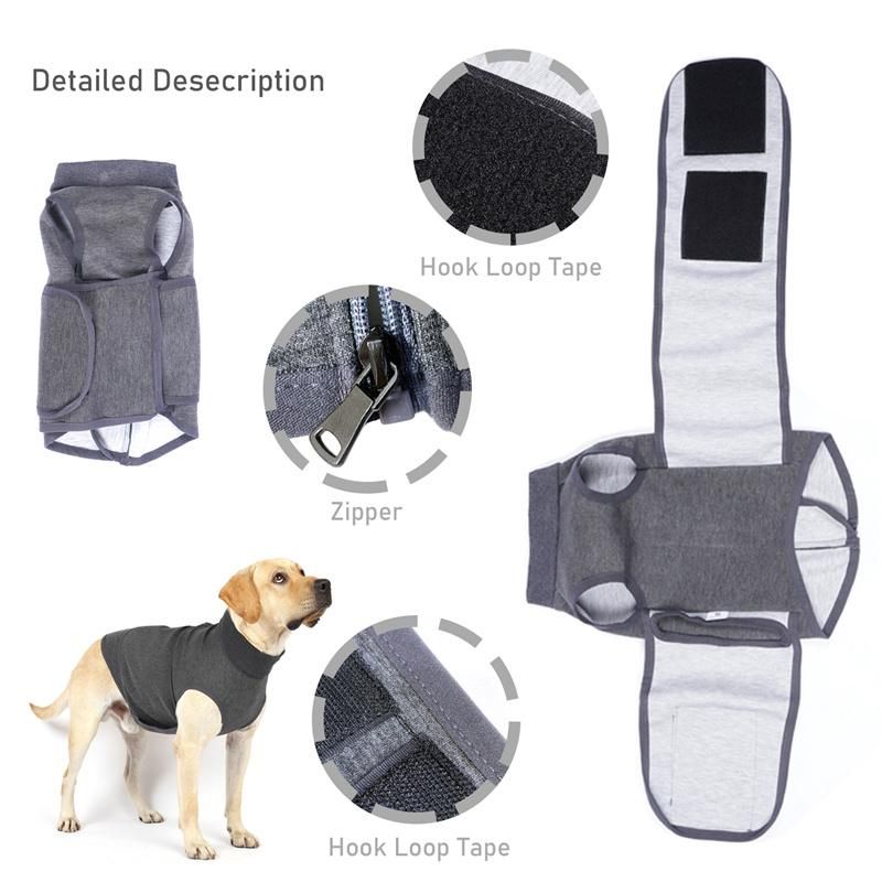 Hot Sale Grey Dog Medical Clothing Anti Licking Wounds
