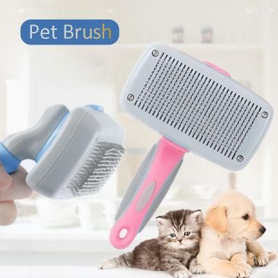 2 Colors ABS Pet Hair Remover Push Hair Comb