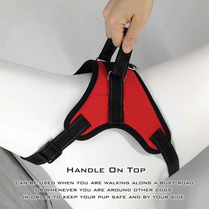 Stocked Travel No Pull Reflective Adjustable Dog Harness Pet Accessories