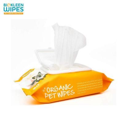 Biokleen Eco Friendly Pet Wipes Natural Pet Soft Wipes Cleaning Pet Grooming Wipes Organic