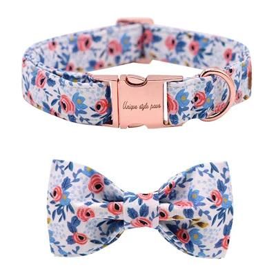 Dog Collar Bow Tie Collar Adjustable Collars Retractable Dog Leash Walk Dog Customized Brand Logo Customized Color Aceeptable/Pet Toy