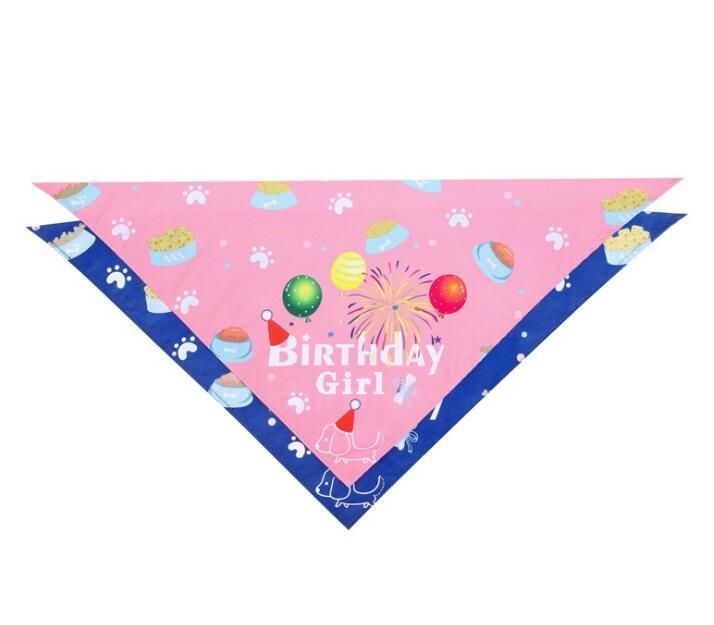Birthday Bandana Hat Scarf Party Supplies Dog Bandana