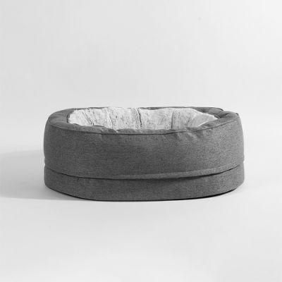 Luxury Ultra Removable Washable High Bolster Calming Dog Pet Bed
