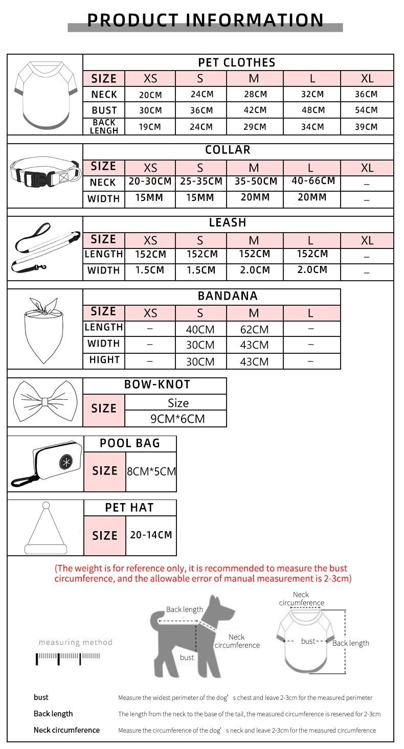 Wholesale Custom Multi Color Comfortable Fleece Dogs Pet Clothes 6 in 1 Dog Cloth Set