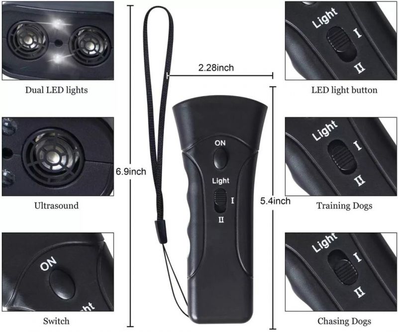 Manufacturer Supply Ultrasonic Dog Chaser/Dog Training Device with Good Quality