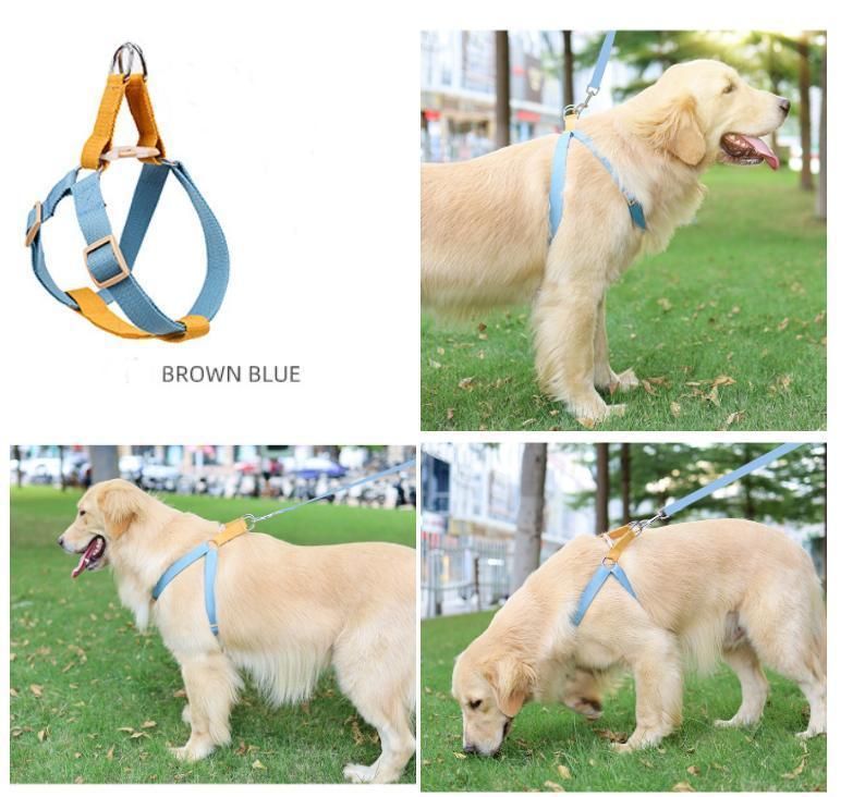 Double Color Personalized Premium Luxury Reversible Dog Designers Harness for Dogs