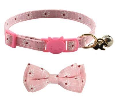2022 Instagram Hottest OEM Personal Logo Decorative Cat Accessories Cat Bowtie Collar