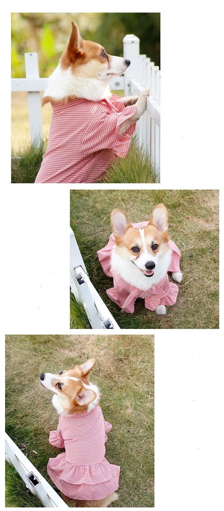 Dog Products, Dog Dress with Bow Tie, Soft Breathable Puppy Dress Cute Pet Princess Tutu Skirt Outfits, Daily & Party Pet Clothes for Small Medium Pet