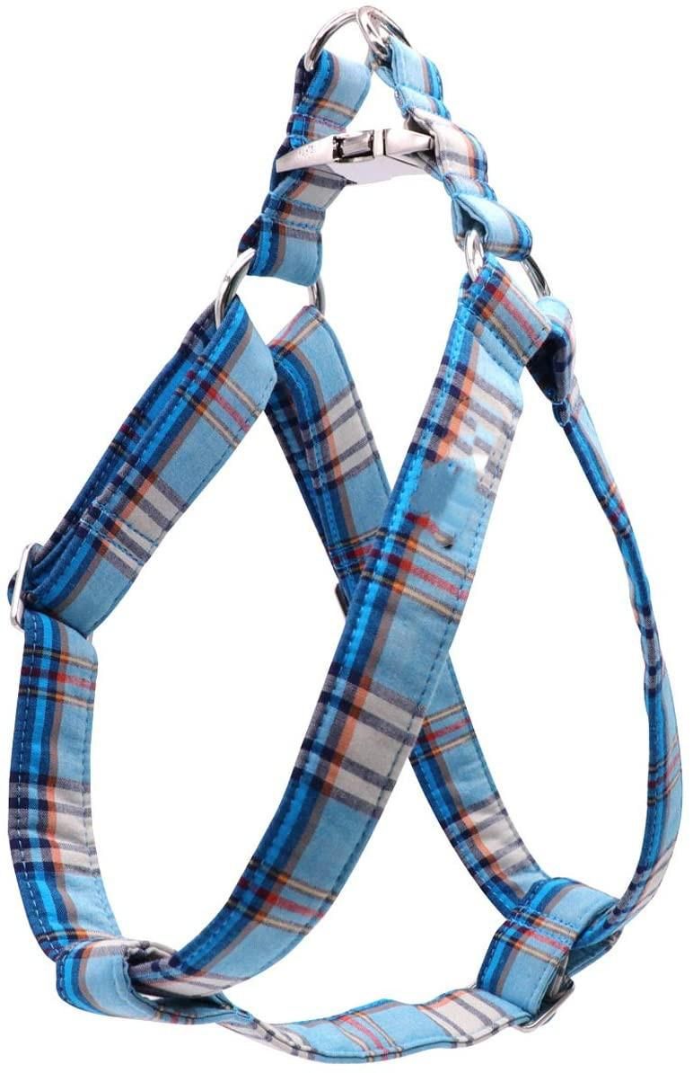 Plaid Design Adjustable Dog Harnesses with Fast Delivery