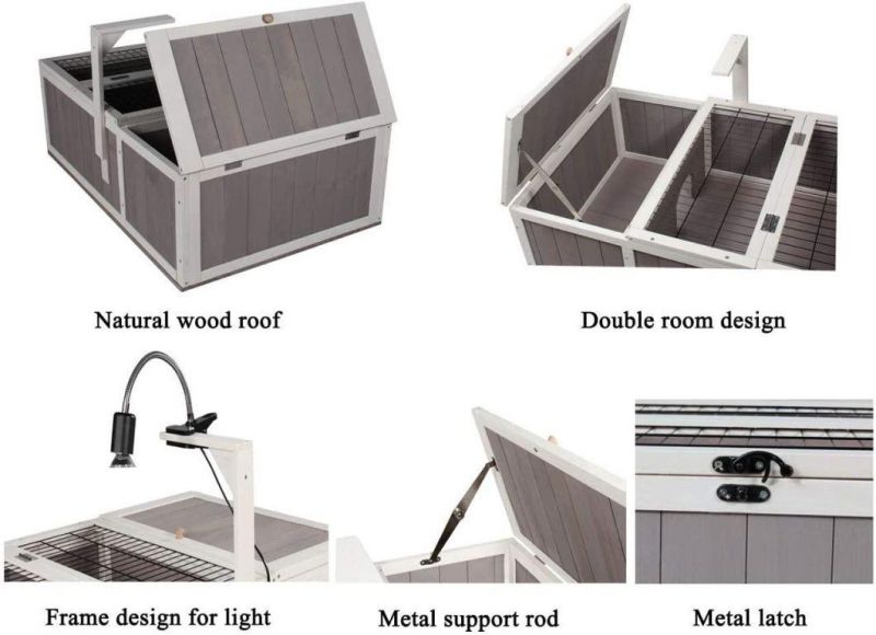 Xingye Large Wooden Turtle House with Toys