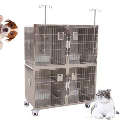Hot Sales Cheaper Price Pet Cage Stainless Steel Cage for Vet Clinic Hospital