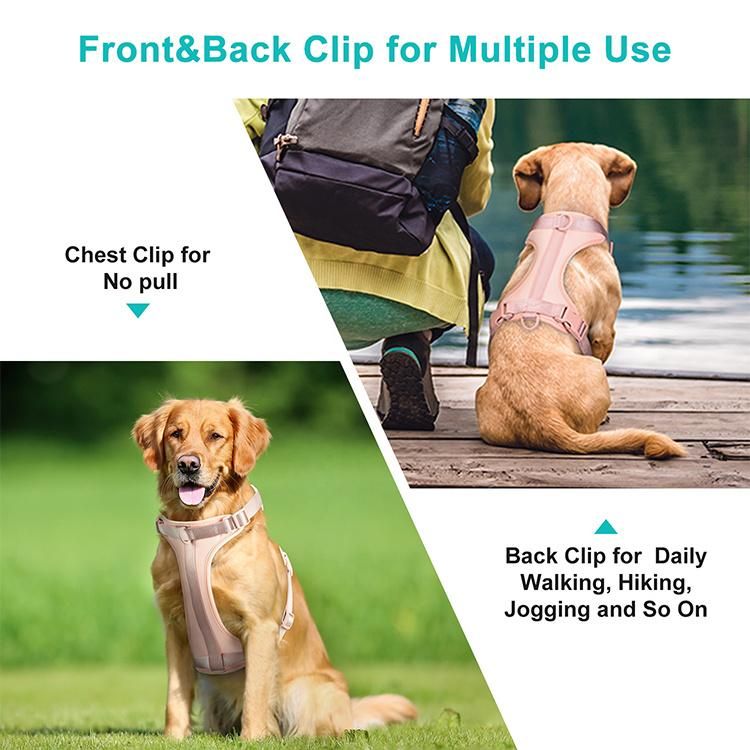 Fashion Pet Harness Breathable Adjustable Soft Neoprene Air Layer Dog Harness