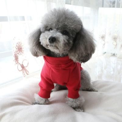 Wholesale Cotton Custom Dog Clothes Colorful Blank Dog Hoodie Sweater
