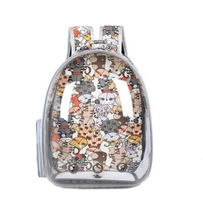 Pet Breathable Carrier Capsule Backpack for Dog and Cat Transport Outdoor Travel Bag Wbb18611