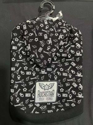 &quot;Rockstar&quot; Embroider Dog T-Shirt Pet Shirt Full Printing Dog Products