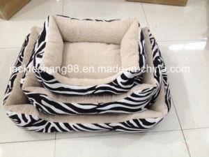 Printed Polyester Canvas with PV Fleece Dog Bed