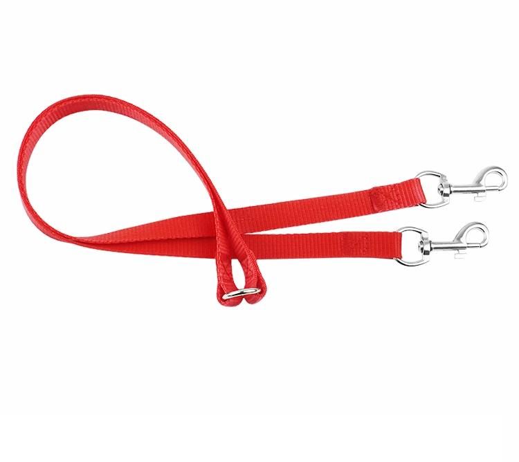 Nylon Double Ended Dog Pet Leash Sp-Litter Coupler Clip for Collar Harness