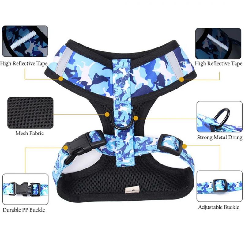 Charming Pet Set Including Dog Harness Dog Bowtie Collar Dog Leash & Dog Poo Bag