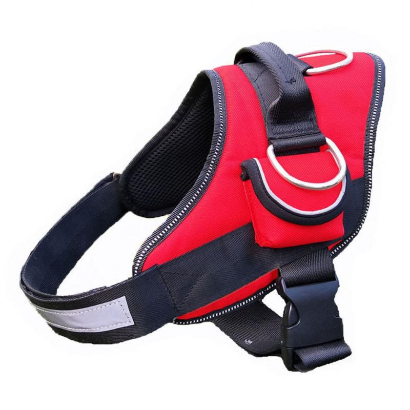 Fashionable and Popular Dog Harness with a Little Pocket at Side