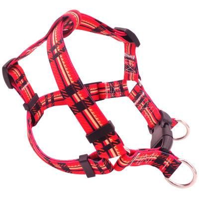 OEM No-Pull Soft Polyester Pets Vest Fashion Pattern Dog Harness