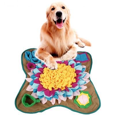 Pet Cats and Dogs Funny Bite Resistant Puzzle Relieve Stress Slow Food Sniff Pad Pet Supplies