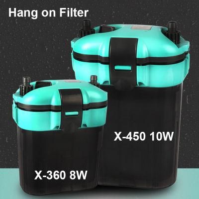 Aquarium Filter Canister 10W Hang-on with Sponges