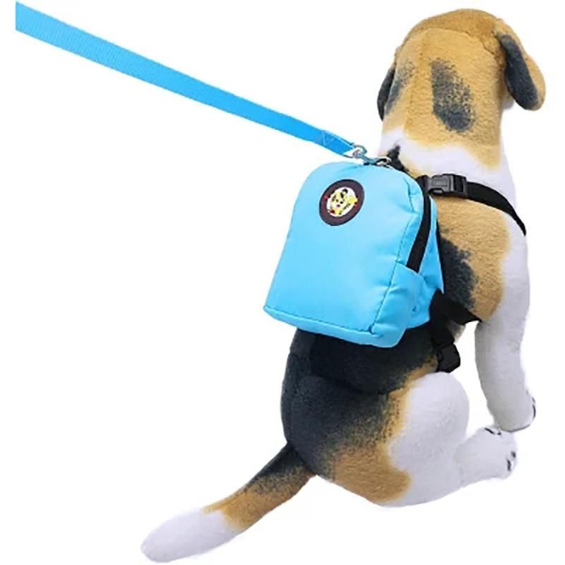 Outdoor Travel Cartoon Pet Harness Saddle Bag Backpack Daily Walking