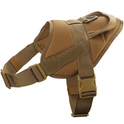 Adjustable Tactical Training Soft Padded Service Vest Dog Harness