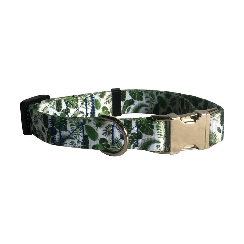 Personalized Polyester Sublimation Dog Collar with Metal Buckle