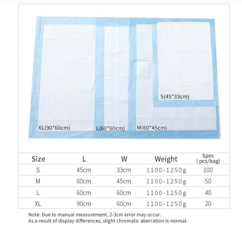 Wholesale High Quality 100% Cotton Convenient and Practical Pet Urine Pad